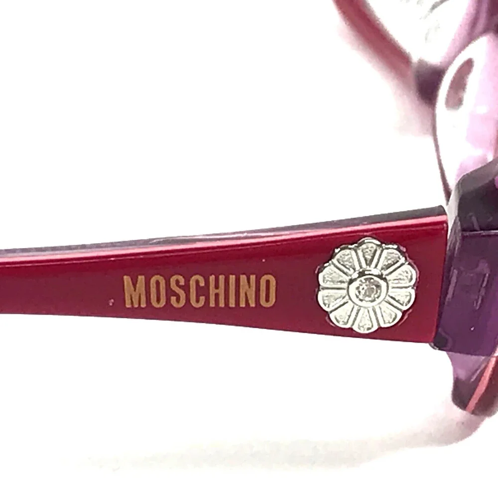 Moschino Eyeglasses Frames M3729-V-B 578 Pink Red Cat Eye Full Rim 49-15-135